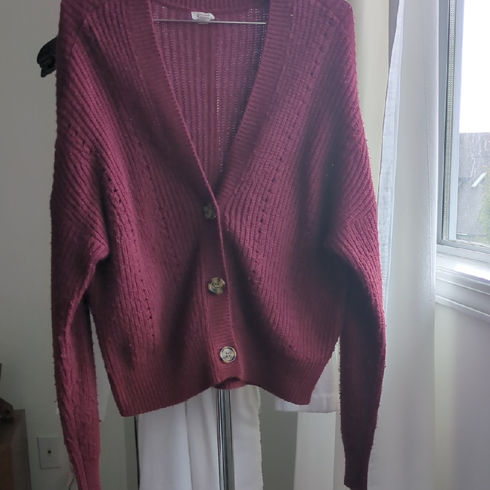 Soft Knit Cardigan Sweater